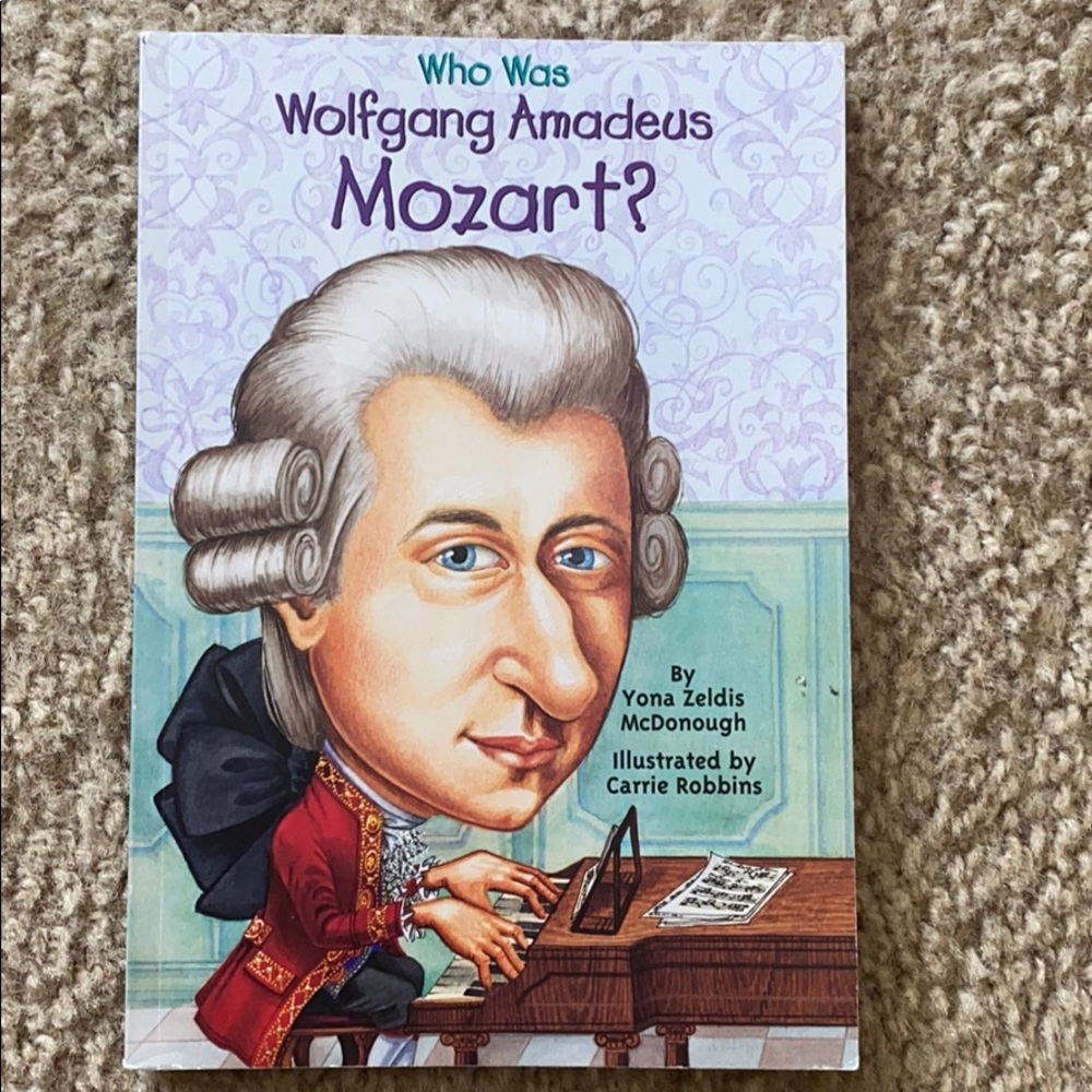 Who was Wolfgang Amadeus Mozart? Book
